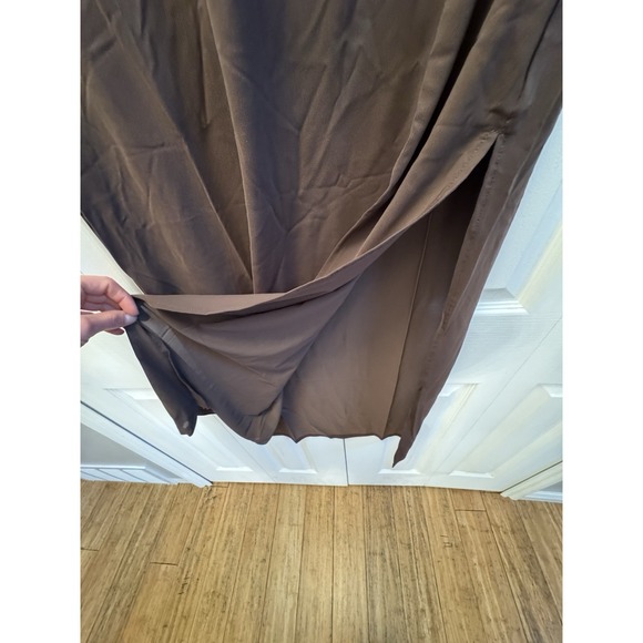 staud cleo dress In Chocolate. Long Steve NWT Sz Large Swimsuit Cover - Picture 8 of 10